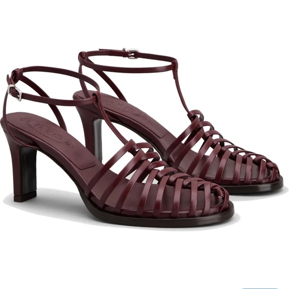 Tod's Shoes - Tod's Women's Strappy Sandals in Burgundy